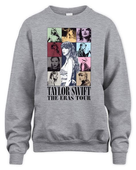 Taylor swift crew neck - Dec 11, 2023 · Westside Storey, the clothing retailer behind Taylor Swift's vintage Kansas City Chiefs crewneck worn to the Dec. 10 game, shared a TikTok video of all the tops they gifted the star to wear while ... 